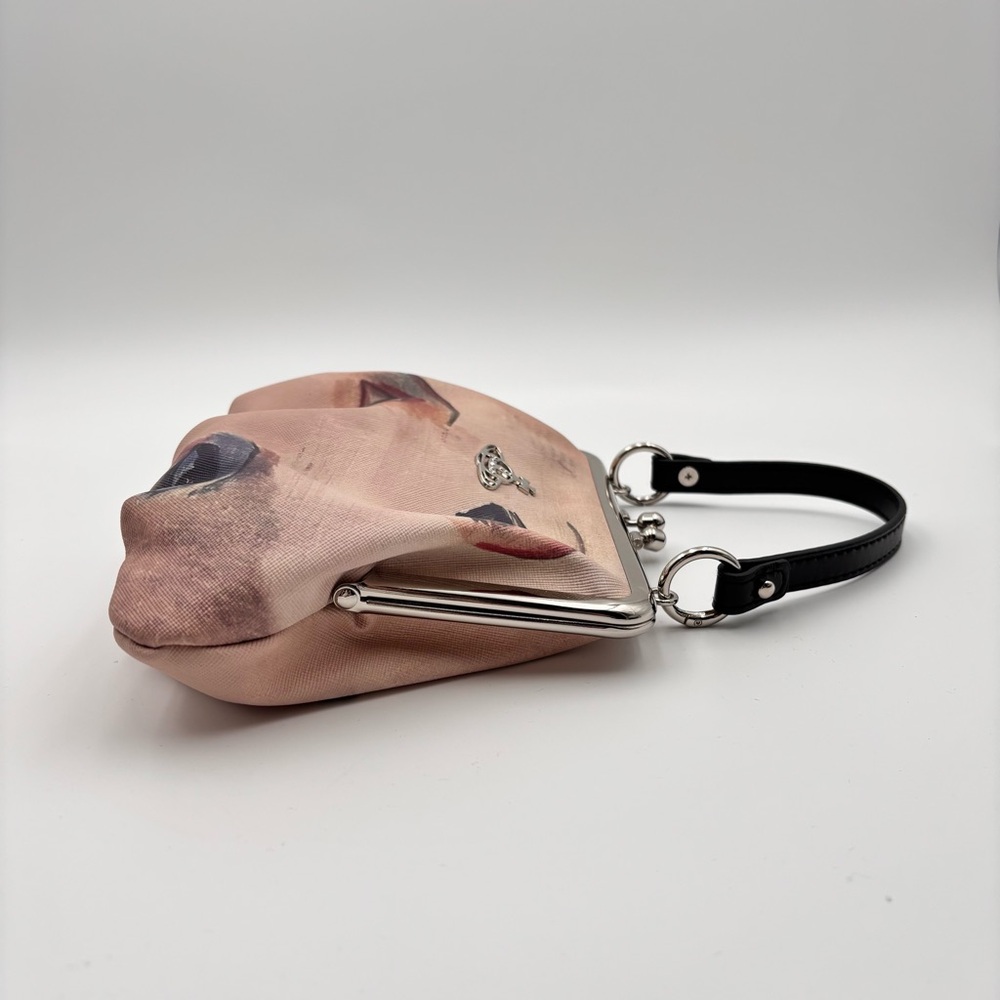 Vivienne Westwood Granny Bag Portrait Print Kiss Lock Clutch - Picture 4 of 7